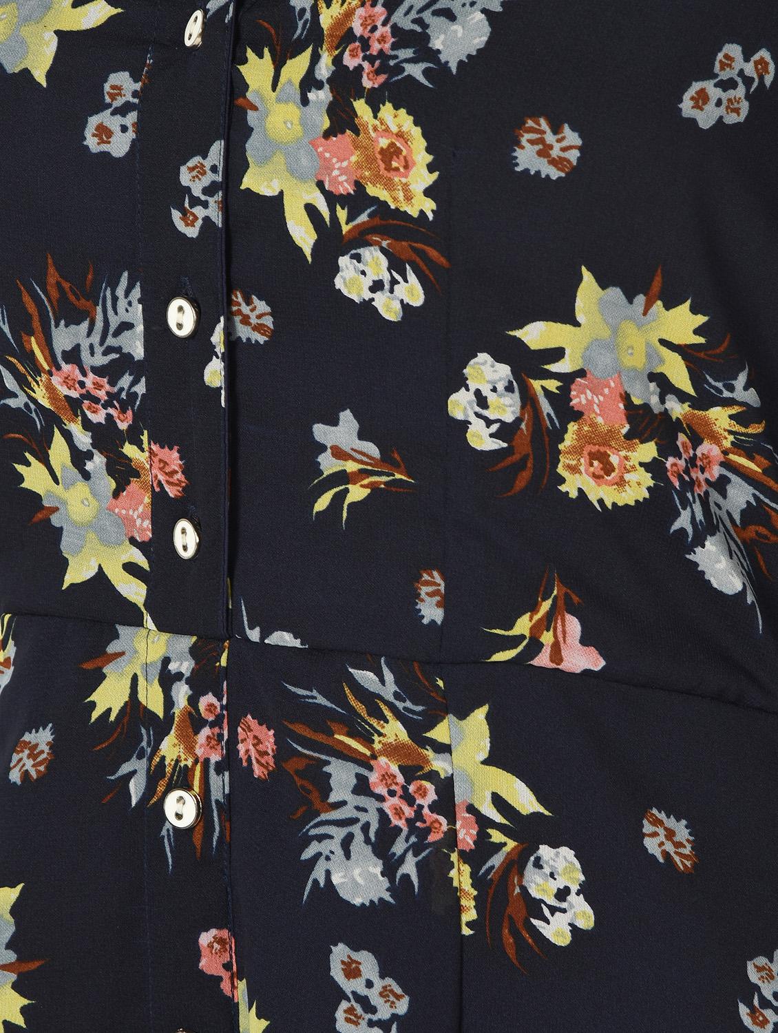 button up floral maxi dress - 16667842 - Zoom Image - 6