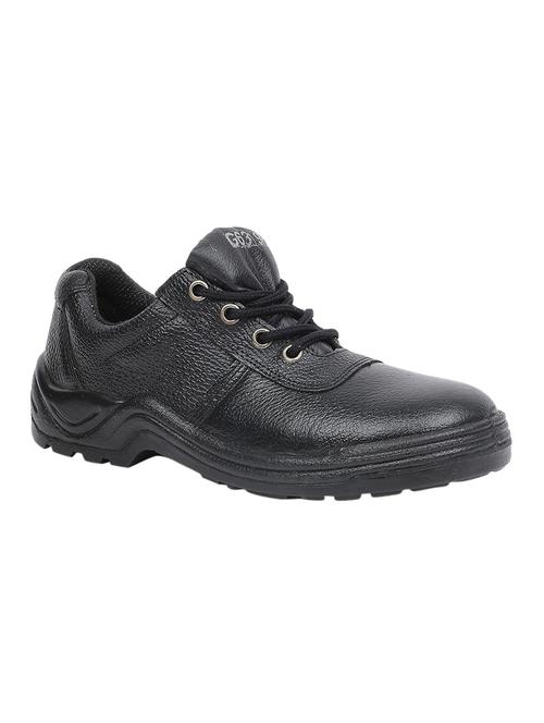 black leather lace up shoes - 16667926 - Standard Image - 1