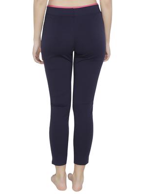 high rise solid track pant - 16667934 - Standard Image - 3