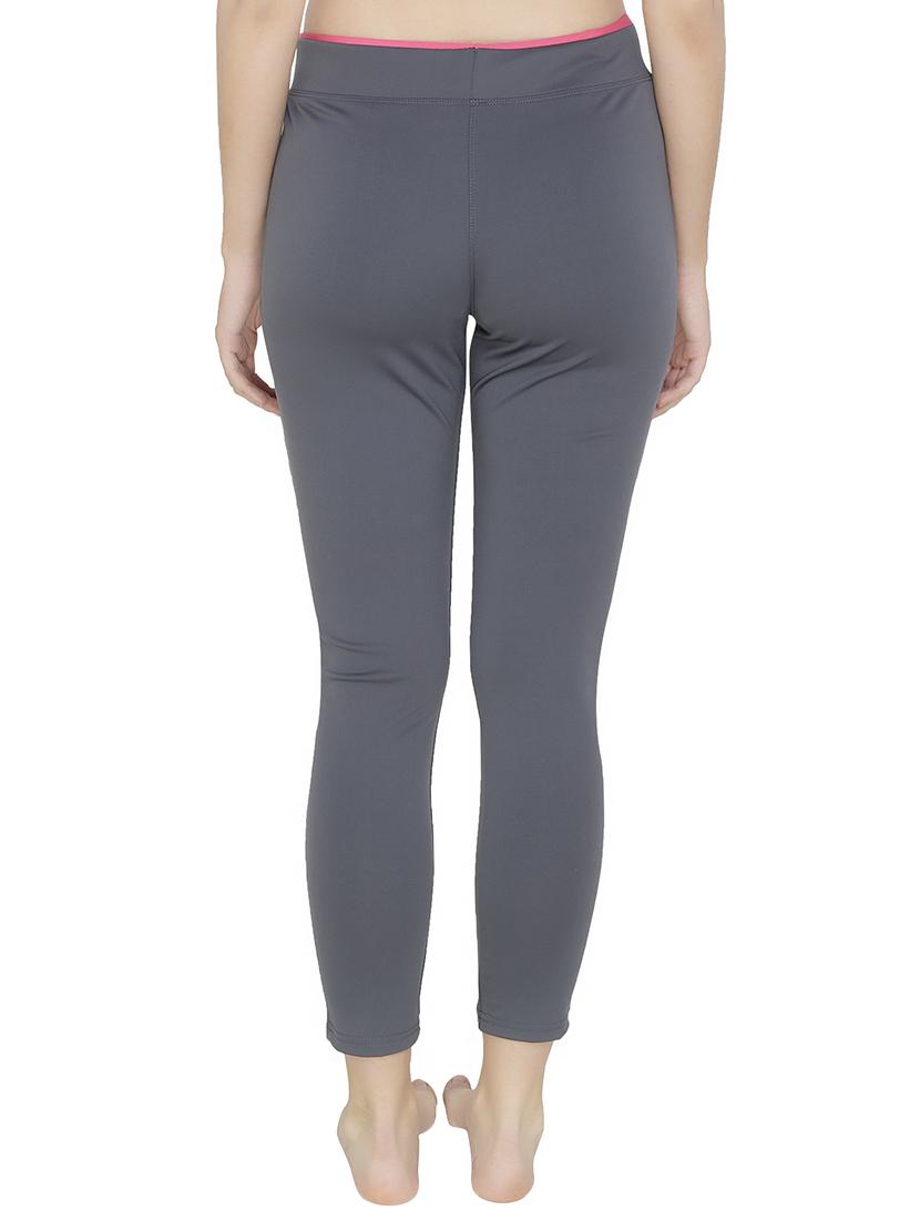 high rise solid track pant - 16667935 - Zoom Image - 3