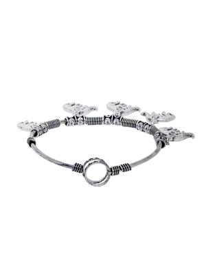silver metal cuffs bracelet - 16667977 - Standard Image - 3