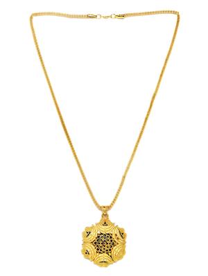 gold metal pendant - 16668088 - Standard Image - 3