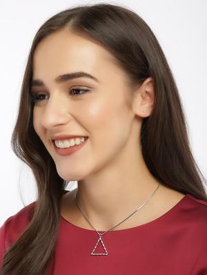 silver tone silver plated chain necklace - 16668153 - Standard Image - 3