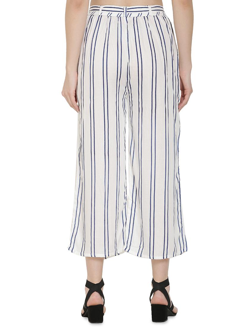 tie front striped palazzo - 16668275 - Zoom Image - 3