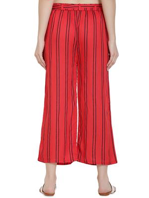 tie front striped palazzo - 16668284 - Standard Image - 3