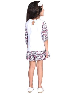 white colored cotton frock - 16668512 - Standard Image - 3
