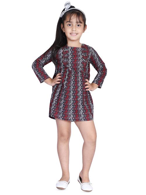 red colored cotton frock - 16668546 - Standard Image - 1