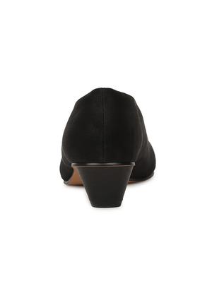 black slip on pumps - 16668877 - Standard Image - 3