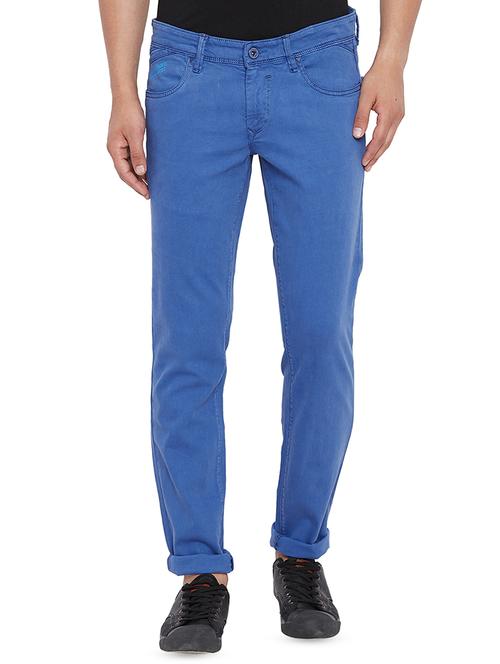 blue plain denim jeans - 16669003 - Standard Image - 1