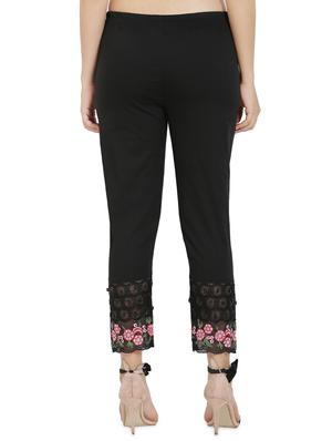floral embroidered straight tapered pant - 16669016 - Standard Image - 3