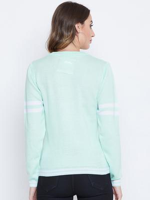 crew neck solid pullover - 16669202 - Standard Image - 3