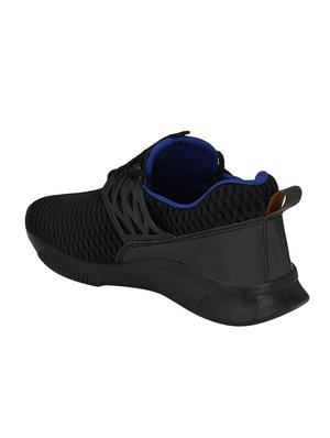 black mesh sport shoes - 16669346 - Standard Image - 3