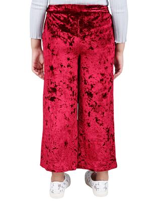 high rise velvet trouser - 16669372 - Standard Image - 3