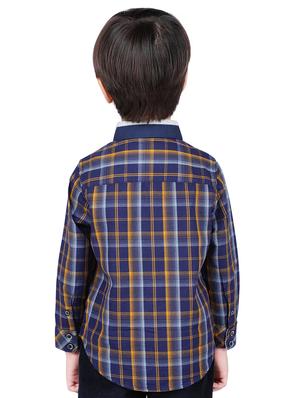 checkered cotton shirt - 16669381 - Standard Image - 3