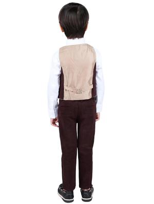 v neck pocket detail waistcoat - 16669390 - Standard Image - 3