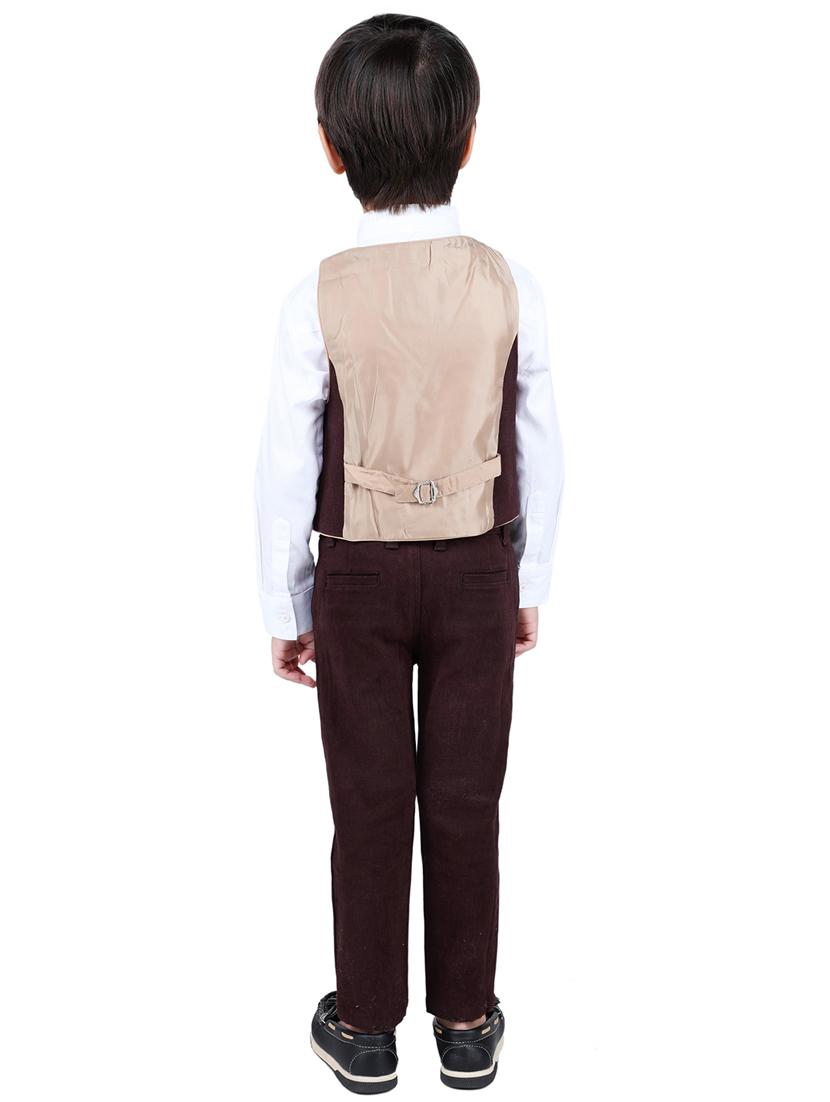 v neck pocket detail waistcoat - 16669390 - Zoom Image - 3
