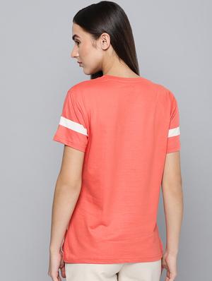 crew neck contrast striped tee - 16670175 - Standard Image - 3