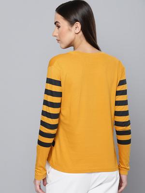 crew neck striped tee - 16670189 - Standard Image - 3