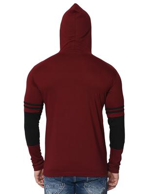 red solid taped t-shirt - 16671500 - Standard Image - 3