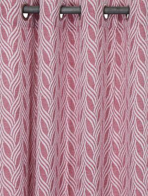 jacquard cotton eyelet door curtain - 16671773 - Standard Image - 3