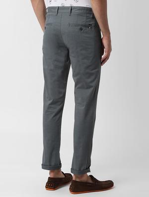 grey textured chinos - 16672014 - Standard Image - 3