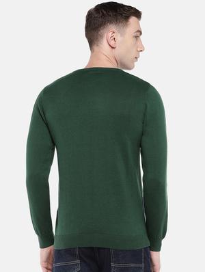 green color block pullover - 16672160 - Standard Image - 3