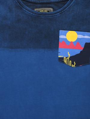 blue cotton tshirt - 16672603 - Standard Image - 3