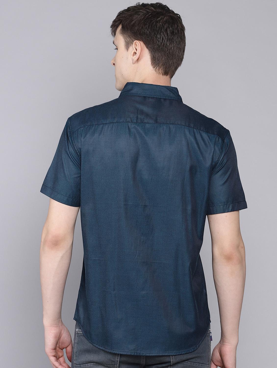 green self design casual shirt - 16672643 - Zoom Image - 3