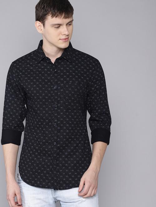 black printed casual shirt - 16672664 - Very Small Image - 1