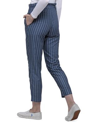 tie up waist striped trouser - 16672690 - Standard Image - 3