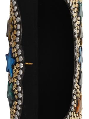 gold metal box clutch - 16672788 - Standard Image - 3