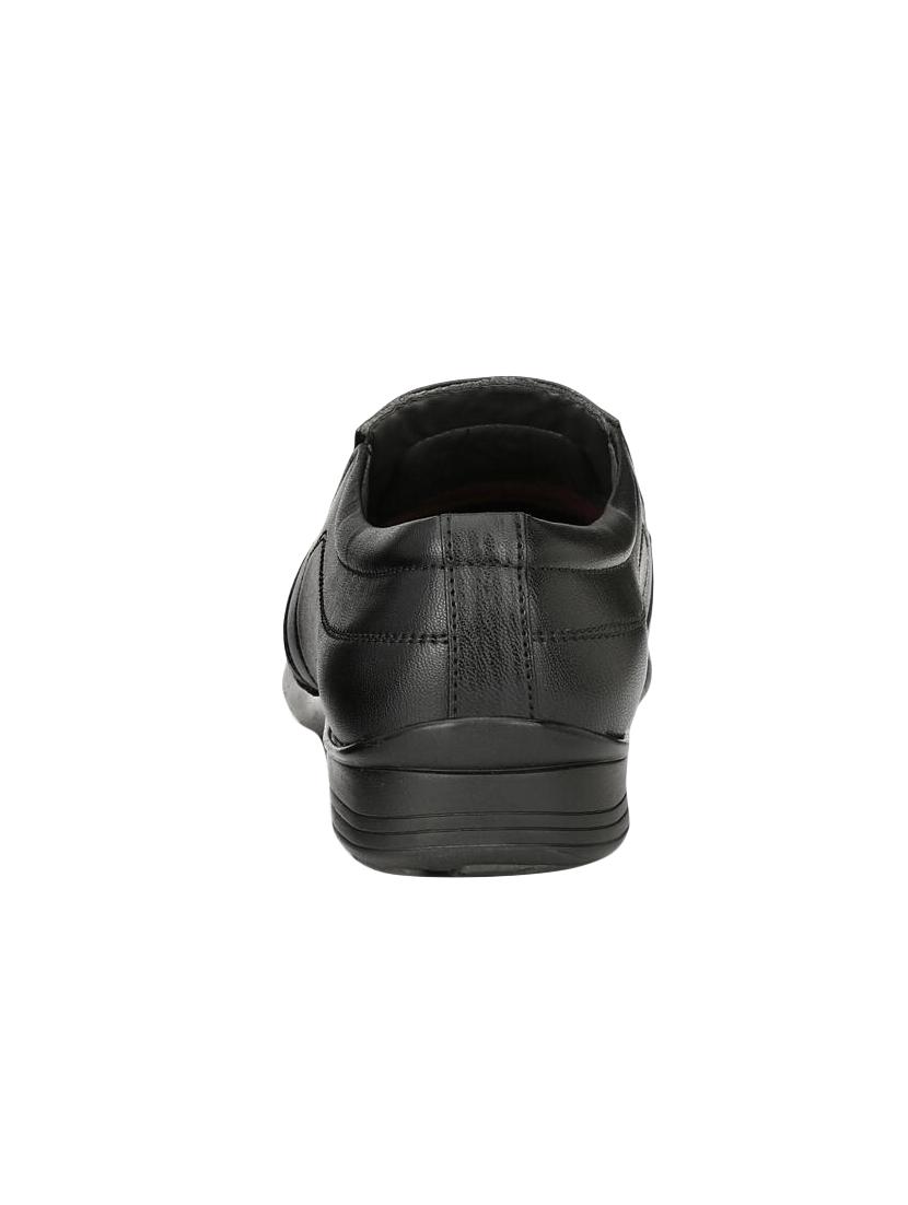 black leatherette slip ons - 16672843 - Zoom Image - 3