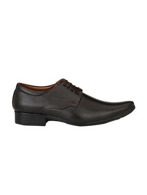 brown leather lace-up derbys - 16672896 - Standard Image - 3