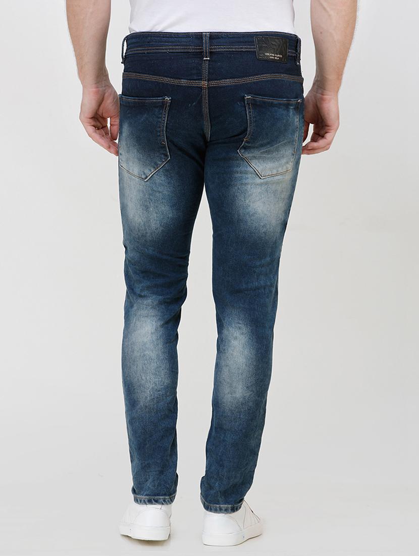 blue heavy washed jeans - 16672940 - Zoom Image - 3