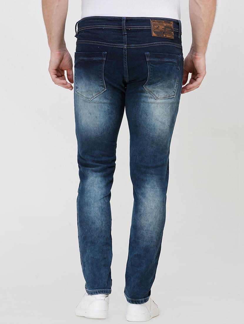 blue heavy washed jeans - 16672941 - Zoom Image - 3