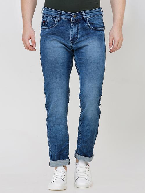 blue light washed jeans - 16672944 - Standard Image - 1