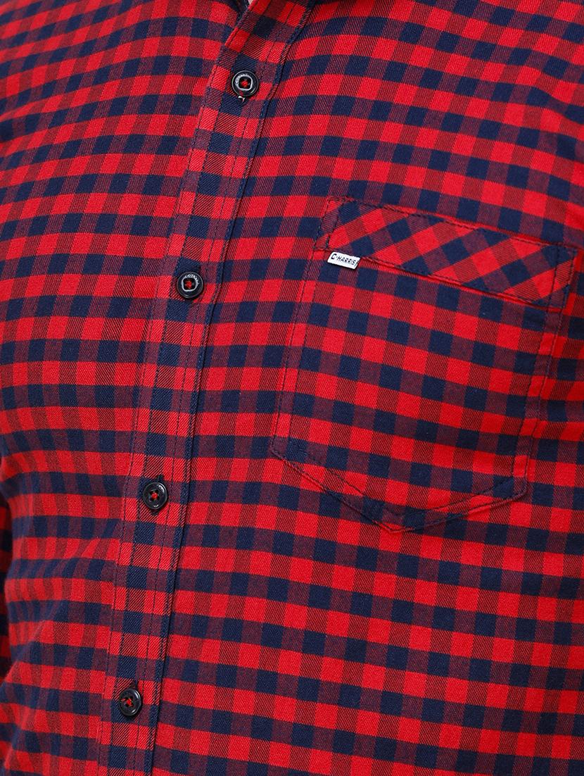 red checkered casual shirt - 16673033 - Zoom Image - 6