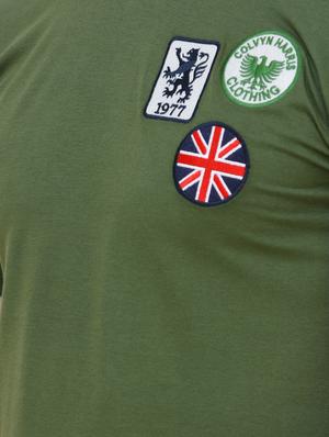 green chest print t-shirt - 16673066 - Standard Image - 6