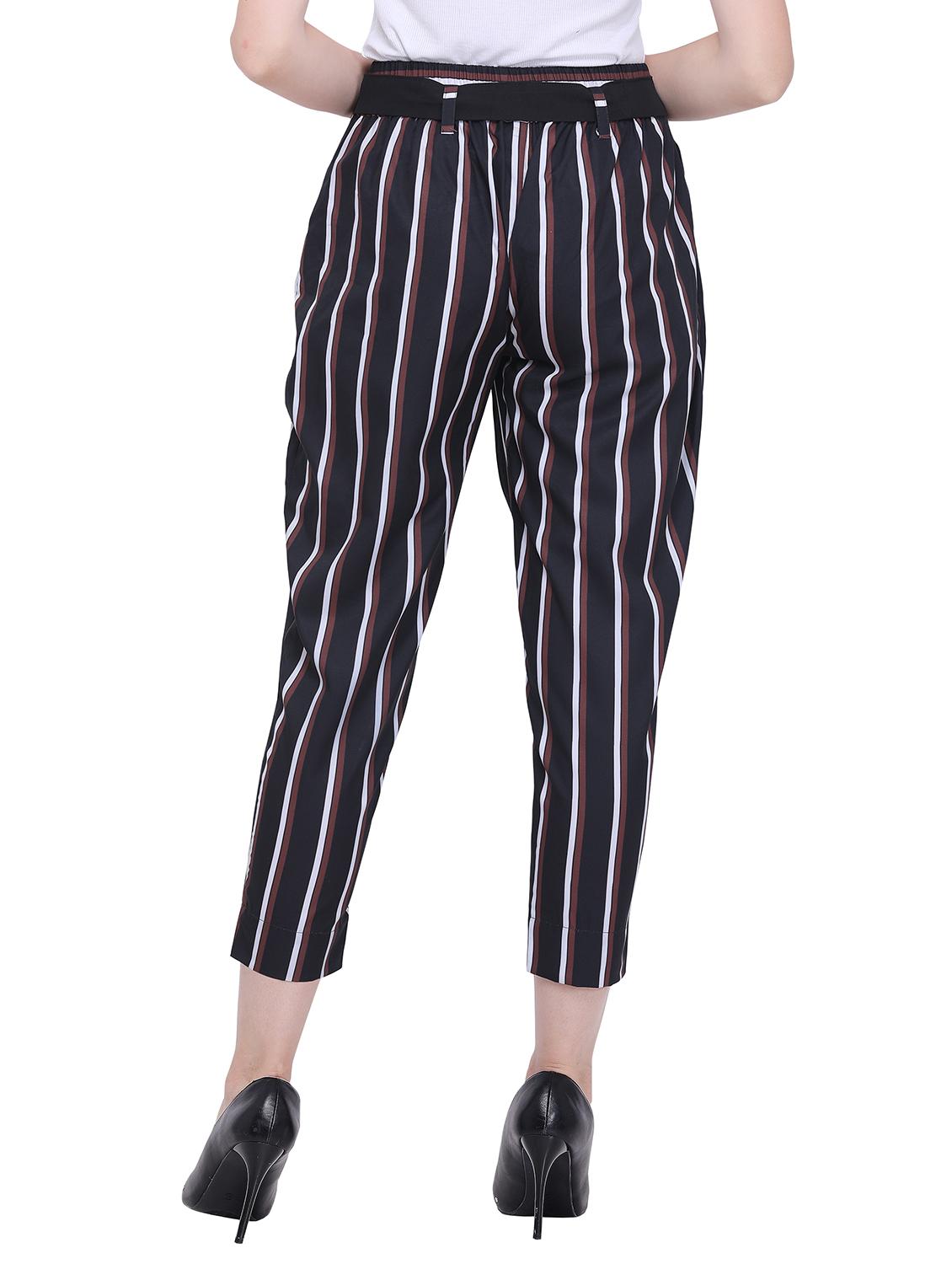 tie knot striped peg trouser - 16673322 - Zoom Image - 3