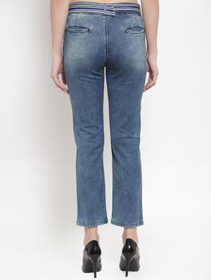 high rise stone washed jeans - 16673371 - Standard Image - 3