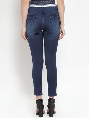 high rise stone washed jeans - 16673372 - Standard Image - 3
