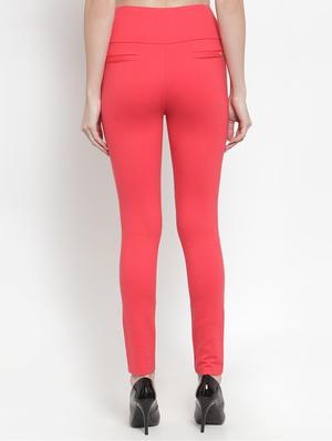 high rise solid jeggings - 16673399 - Standard Image - 3