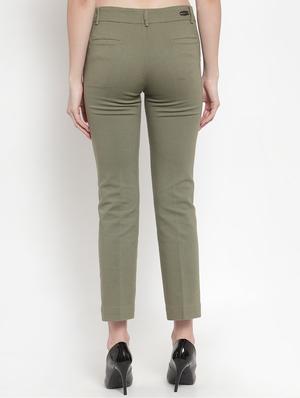 high rise solid trouser - 16673405 - Standard Image - 3