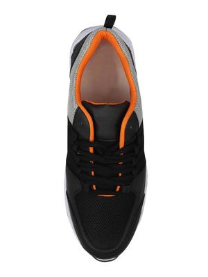 black synthetic sport shoes - 16673597 - Standard Image - 3
