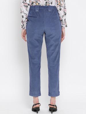 high rise corduroy trouser - 16673747 - Standard Image - 3