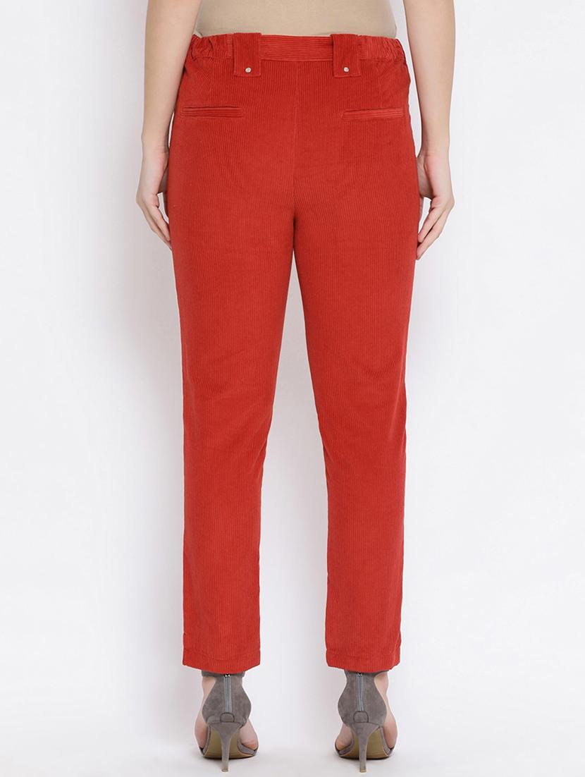high rise corduroy trouser - 16673749 - Zoom Image - 3