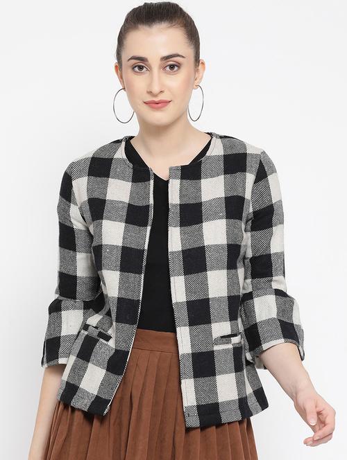 bell sleeved pocket detail blazer - 16673766 - Standard Image - 1