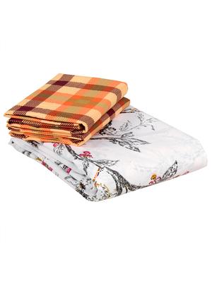 cotton double bedsheet with 2 pillow covers - 16674107 - Standard Image - 6