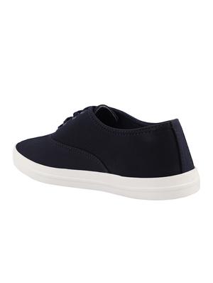 blue canvas lace up sneakers - 16674521 - Standard Image - 3