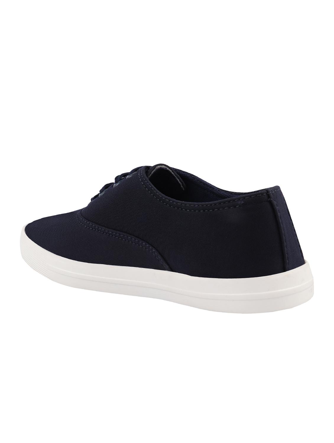 blue canvas lace up sneakers - 16674521 - Zoom Image - 3